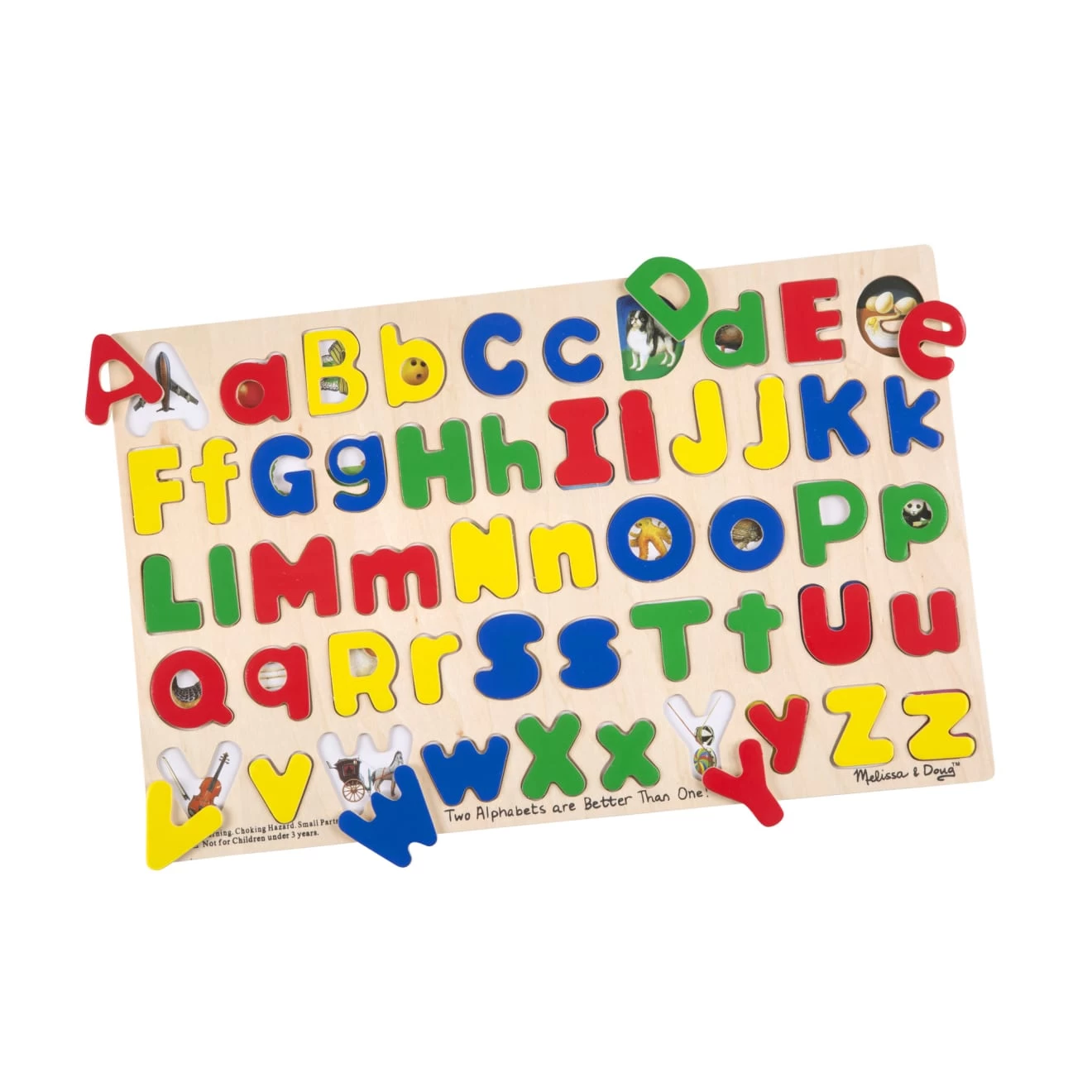 Melissa & Doug Upper & Lower Case Alphabet Puzzle - Image 6