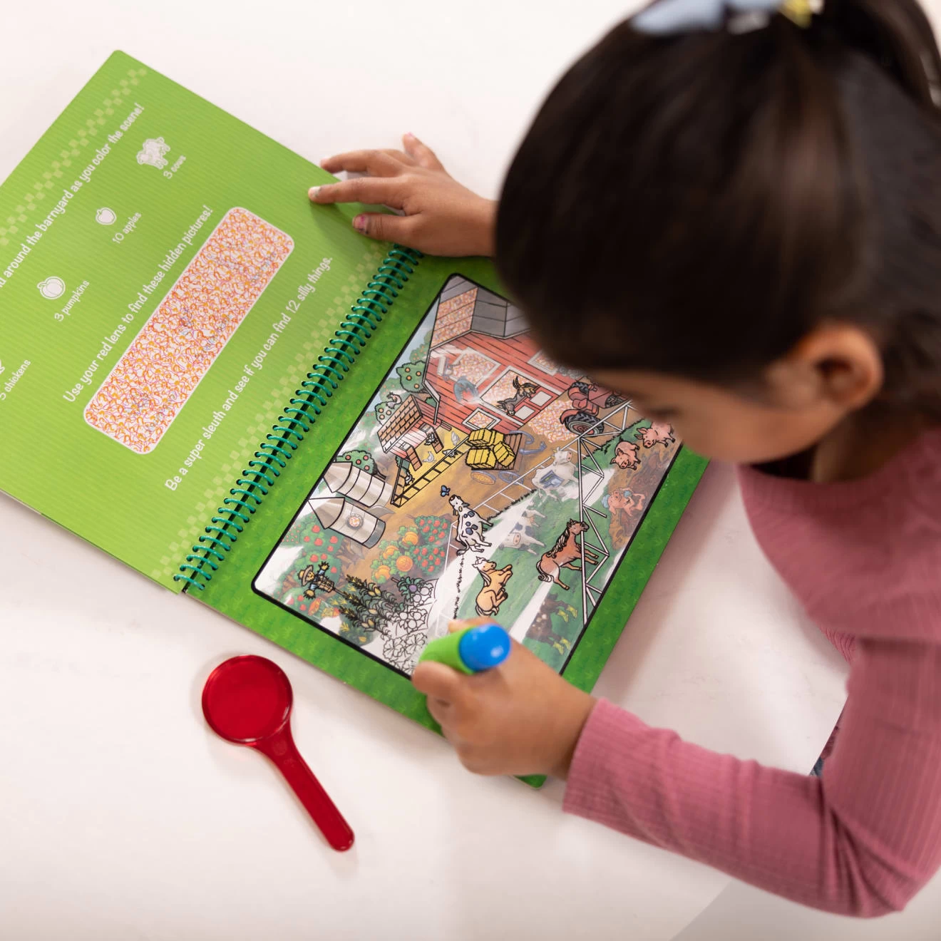 Melissa & Doug Water Wow! Animal Antics Deluxe Water-Reveal Pad - On The Go Travel Activity - Image 2