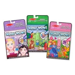 Melissa & Doug Water Wow Bundle - Makeup & Manicures, Fairy Tale And Animals