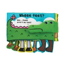 Melissa & Doug Soft Activity Book - Whose Feet?