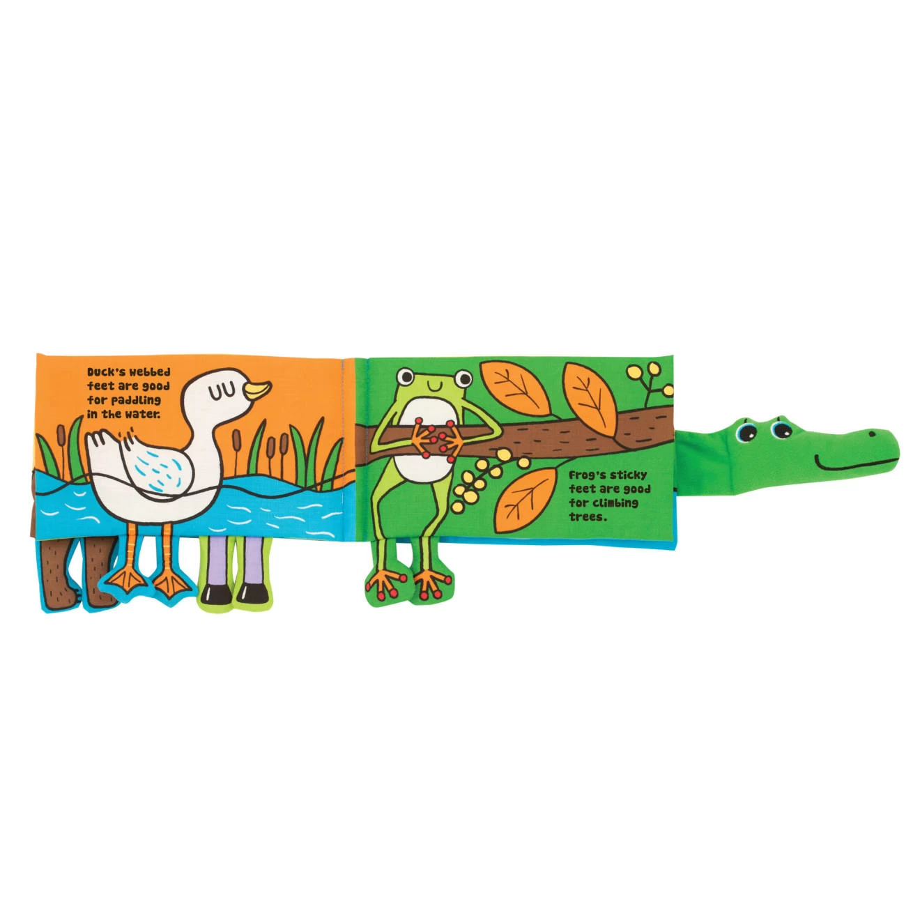 Melissa & Doug Soft Activity Book - Whose Feet? - Image 4