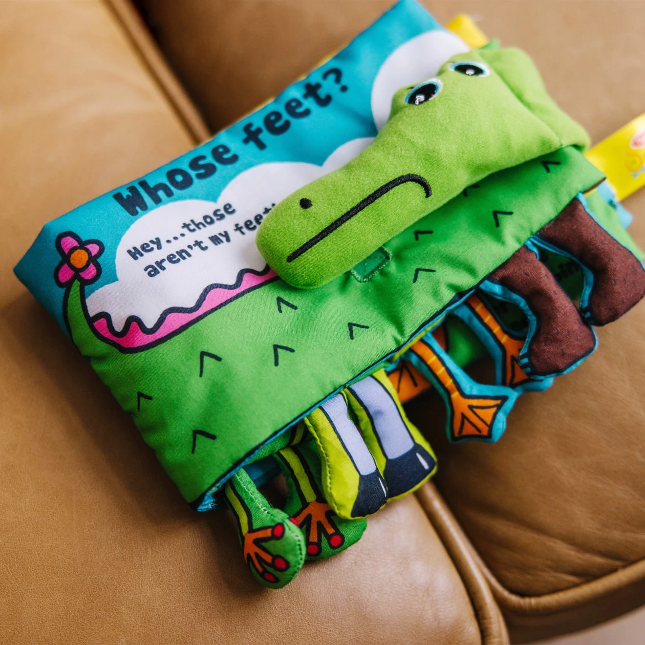 Melissa & Doug Soft Activity Book - Whose Feet? - Image 9