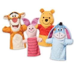 Melissa & Doug Disney Winnie The Pooh Soft & Cuddly Hand Puppets