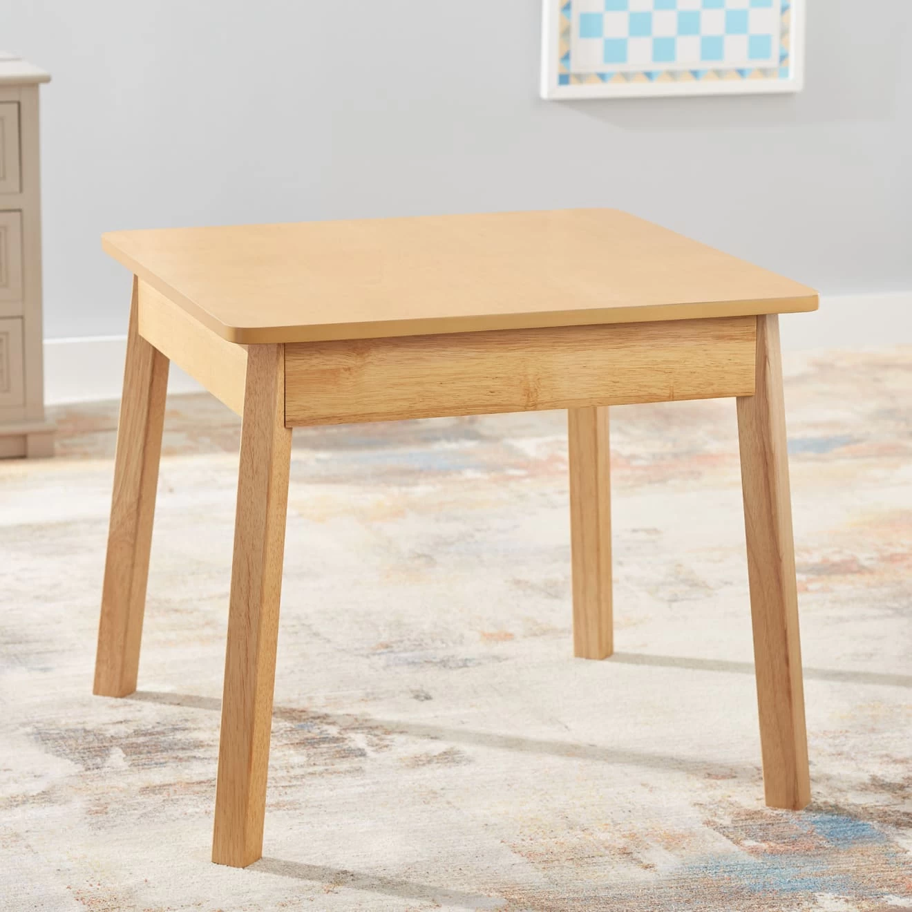 Melissa & Doug Wooden Square Table (Natural) - Image 2