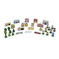 Melissa & Doug Wooden Town Play Set