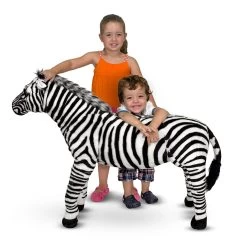 Melissa & Doug Zebra Giant Stuffed Animal