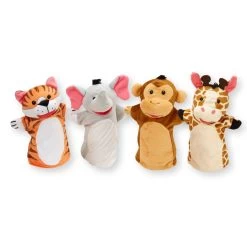 Melissa & Doug Zoo Friends Hand Puppets